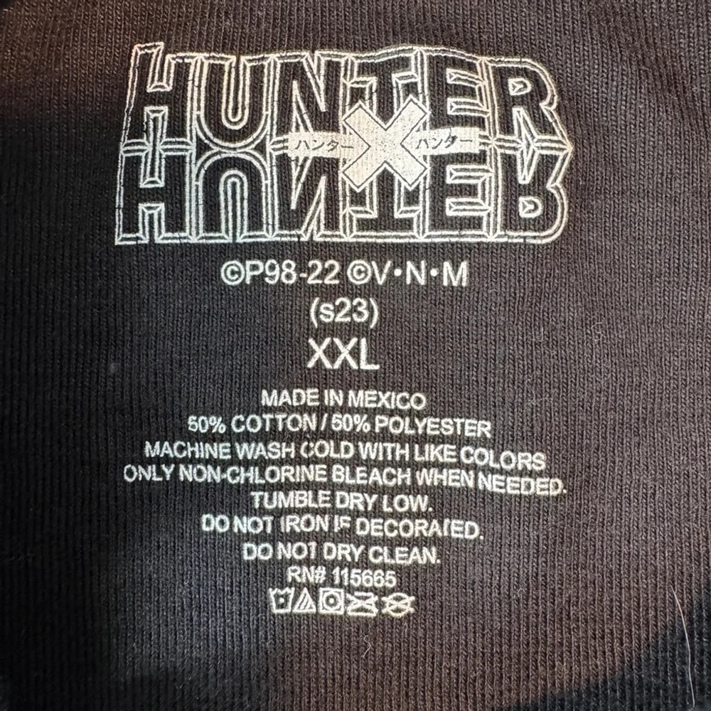Hunter X Hunter T-Shirt Women XXL Black Graphic Anime Manga Streetwear Casual